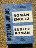 Dicționar Juridic Rom&acirc;n-Englez / Englez-Rom&acirc;n - Vladimir Hanga, Rodica Calciu 1998, Editura LUMINA LEX, 256 pagini