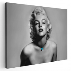 Tablou Marilyn Monroe actrita Tablou canvas pe panza CU RAMA 20x30 cm