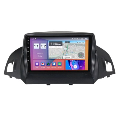 Navigatie Auto Multimedia cu GPS Android Ford Kuga (2013 - 2017), Display 9 inch, 2GB RAM +32 GB ROM, Internet, 4G, Aplicatii, Waze, Wi-Fi, USB, Bluet foto
