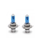 Set de 2 becuri Halogen H4 55W +50% Alb Xenon 12V Carguard