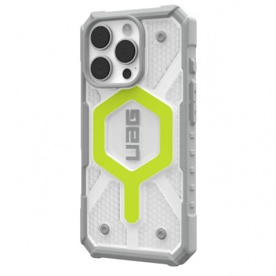 Husa MagSafe pentru Apple iPhone 16 Pro, Urban Armor Gear, Pathfinder Clear, Verde foto