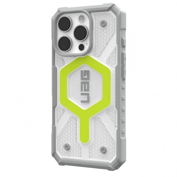 Husa MagSafe pentru Apple iPhone 16 Pro, Urban Armor Gear, Pathfinder Clear, Verde