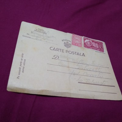 CARTE POSTALA 1948 foto