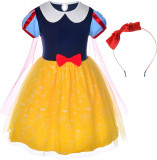 Costum Pncess(Snow,Belle,Mica Sirenă,Anna,Cenusăreasa,Rapunzel) pentru fete mici, Oem