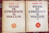 STUDII DE ETNOGRAFIE SI FOLCLOR,ROMULUS VUIA/ED.MINERVA 1975/DOUA VOL.:417+607p