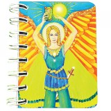 Cumpara ieftin Carnet cu spira Arhanghelul Uriel, 7 x 10 cm, 75 foi veline