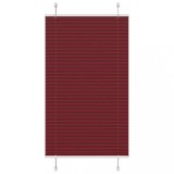 vidaXL Jaluzea plisată Bordeaux Roșu 80x100 cm Lățime țesătură 79,4 cm