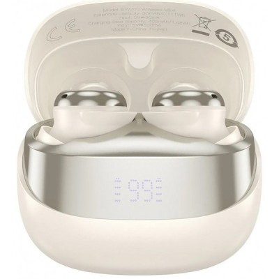 Handsfree Bluetooth HOCO EW200 (Versiune Milky White), TWS, Alb foto