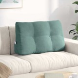 vidaXL Perna pentru spate Verde Mării 80 x 24 x 50 cm Catifea 42014439