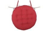 Perna De Scaun Ronde Duo Rosu/In 38x38cm, Culoare Rosu/In, 100% Bumbac