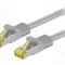 Patch cord S/FTP 6a 1m 26AWG LSZH gri Goobay