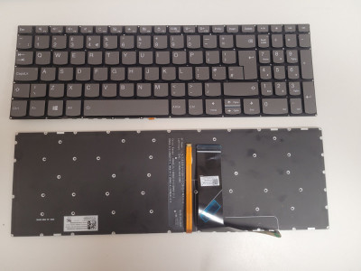 Tastatura Laptop, Lenovo, IdeaPad V130-15IGM Type 81HL, iluminata, layout UK foto