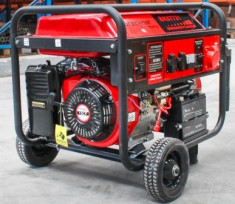 Generator curent pe benzina trifazat (1 x 380V, 2 x 220V), AVR, putere maxima... foto