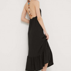 Desigual rochie LEILA culoarea negru, maxi, drept, 24SWVK64