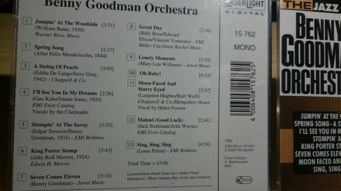 [CDA] Benny Goodman - The Jazz Collector Edition - cd audio original
