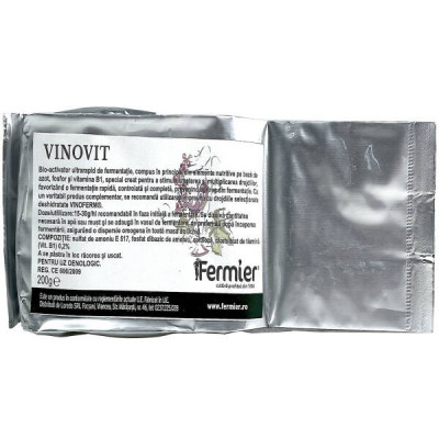 Vinovit 200 gr, activator fermentatie pentru must, Essedielle (a se folosi impreuna cu drojdiile Essedielle) foto