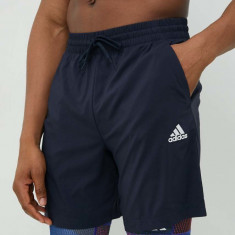 adidas pantaloni scurți de antrenament Chelsea bărbați, culoarea bleumarin IC9393