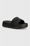 Cumpara ieftin Puma papuci Karmen Slide femei, culoarea negru, cu platforma, 389073