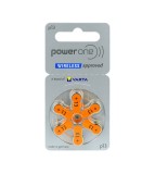 Power One de Varta 13 / PR48 / P13 Baterie pentru auditive 1.45 V - fara mercur-Conținutul pachetului 1x Blister