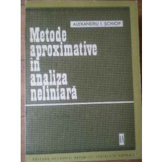 Metode Aproximative In Analiza Neliniara - Alexandru I. Schiop ,309754