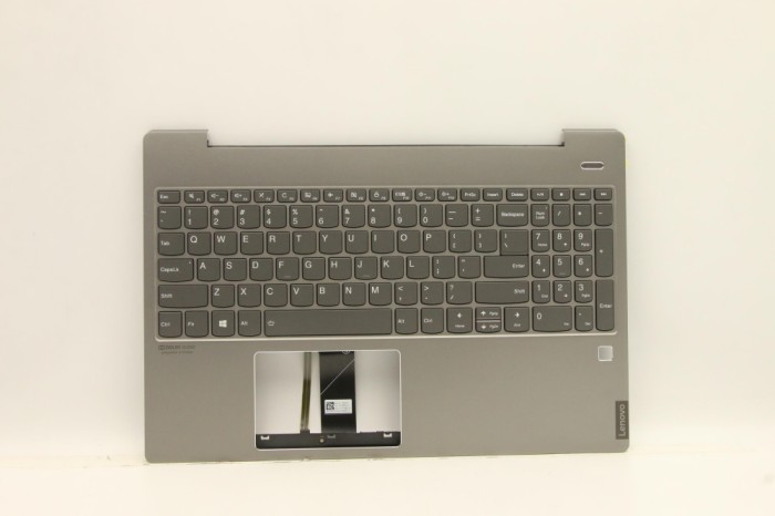 Carcasa superioara cu tastatura palmrest Laptop, Lenovo, IdeaPad S540-15IML Type 81NG, 5CB0U42538, HQ2090062100011, Mineral Grey, iluminata, layout US