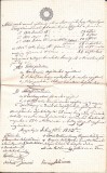 A3723N Act privitor la un &icirc;mprumut de bani, 1853, T&acirc;rgu Lăpuș, limba maghiară/Magyar nyelvű okirat, p&eacute;nz k&ouml;lcs&ouml;n, Magyarlapos, 1853
