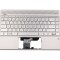 Carcasa superioara cu tastatura palmrest Laptop, HP, Pavilion 13-AN, TPN-Q214, L37534-031, iluminata, layout US