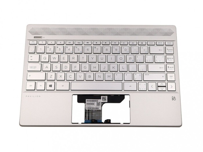 Carcasa superioara cu tastatura palmrest Laptop, HP, Pavilion 13-AN, TPN-Q214, L37534-031, iluminata, layout US