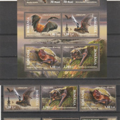 LILIECI SERIE + BLOC ,2006,MNH,NEUZAT,ROMANIA.