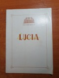 program teatrul de opera si balet RPR 196l-lucia de gaetano donizetti