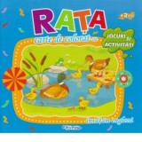 Rata. Carte de colorat cu jocuri si activitati (+2 ani)
