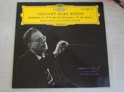 MOZART - Simfonia Nr. 39 si 36 - Karl Bohm - Vinil Deutsche Grammophon foto