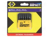 Capete de şurubelniţă Phillips 50mm C.K cu fixare 1/4 (E6,3mm)