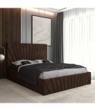 Pat Tapitat Toma Maro + Saltea Lux Ortopedica 140x200cm