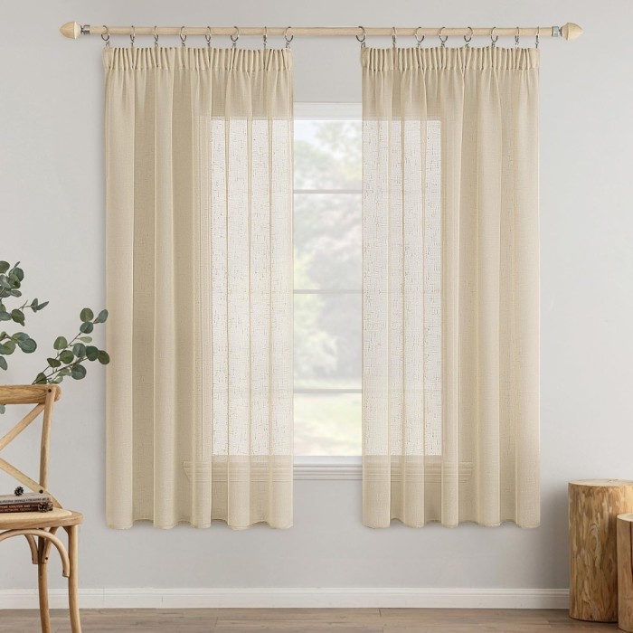 Set 2 Bucati Draperie, 140 X 175 Cm, Alb - CN