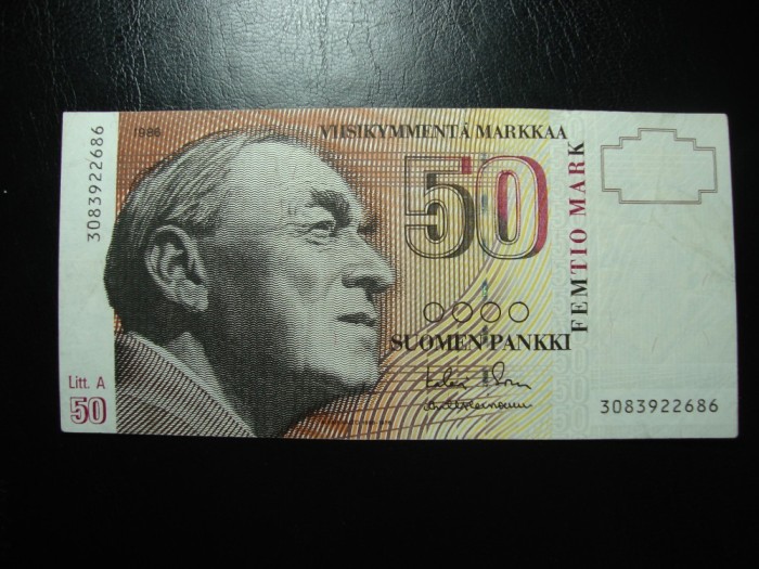 FINLANDA 50 MARKKAA 1986 VF/AXF - LIT.A