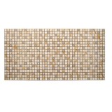 Cumpara ieftin Panou decorativ, PVC, model mozaic, nuante portocaliu murdar, 96x48.5cm, Dms