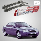 Cumpara ieftin Ștergătoare Ford Mondeo Mk2 Sedan 1996-2000 | Set Față Flat &ndash; TeamCar&reg;