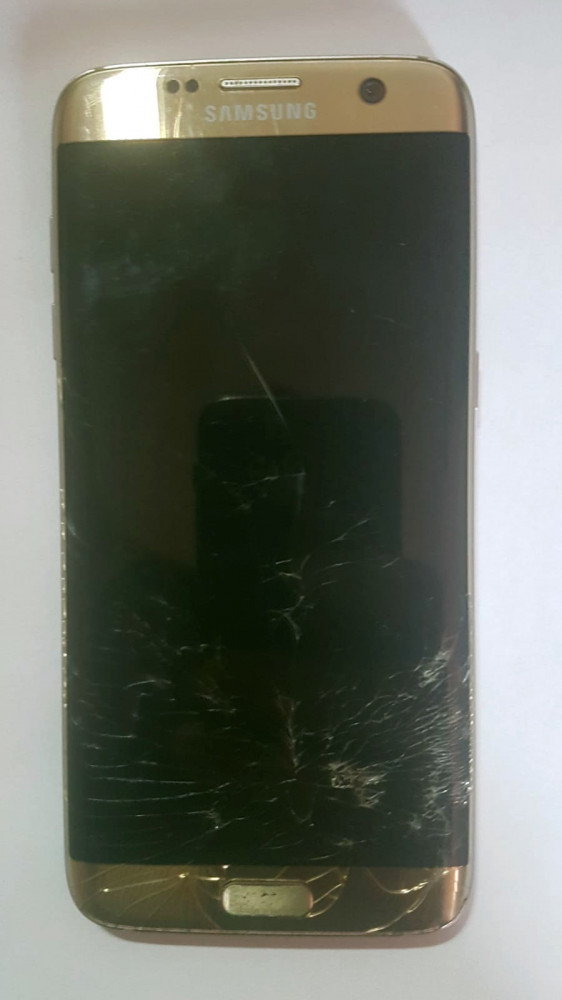 Telefon Samsung Galaxy S7 edge pentru Placa de baza, baterie piese, Auriu,  Neblocat | Okazii.ro