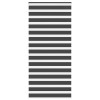 Jaluzea tip zebra neagră lățime țesătură 90,9 cm poliester