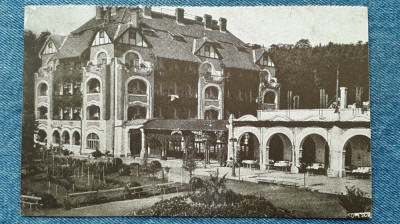 504 - Ocna Sibiului Hotelul Statului / carte postala necirculata interbelica foto
