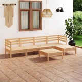 vidaXL Set mobilier de grădină, 6 piese, lemn masiv de pin 3082682