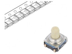Micro&icirc;ntrerupător TACT SPST-NO 0,05A 32VDC SMT