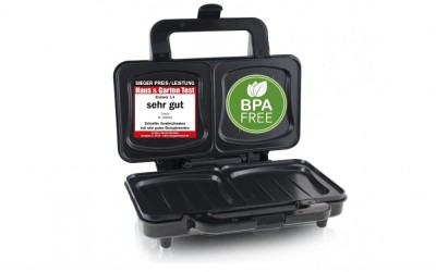 Sandwich Maker Emerio XXL, fara BPA, 03 2019, 900 wati - RESIGILAT foto