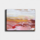 Tablou decorativ Abstract Dawn, Tablo center,100x140 cm, canvas, multicolor