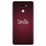 Husa silicon pentru Huawei Enjoy 7 Plus, Smile Love