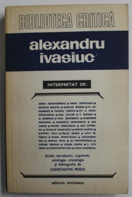 ALEXANDRU IVASIUC interpretat de SORIN ALEXANDRESCU ,.. ION IANOS ,.. MIHAI UNGUREANU , 1980 foto