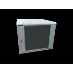 RACK 6U 600x450 MONTAJ PERETE GRI foto