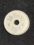 Moneda 10 bani 1905