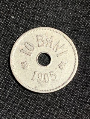 Moneda 10 bani 1905 foto